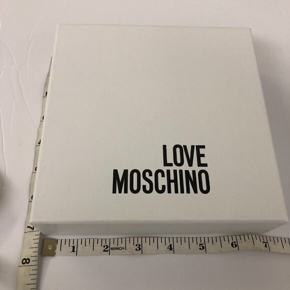 Love Moschino Canvas Shopper Bag Metal Handles with Box. Unisex - Picture 15 of 16